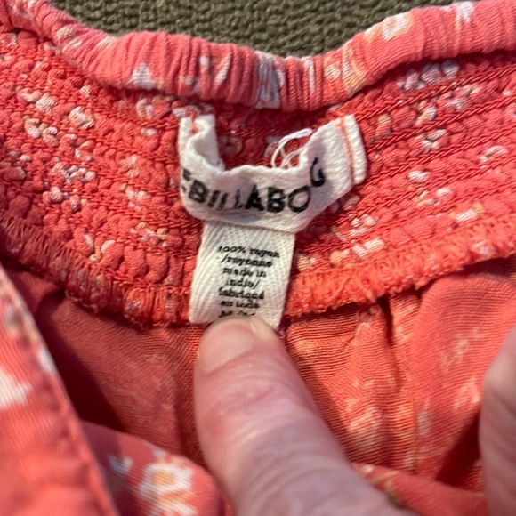 Billabong Shorts Size Medium Peach White Lightweight (BB) - Picture 3 of 6